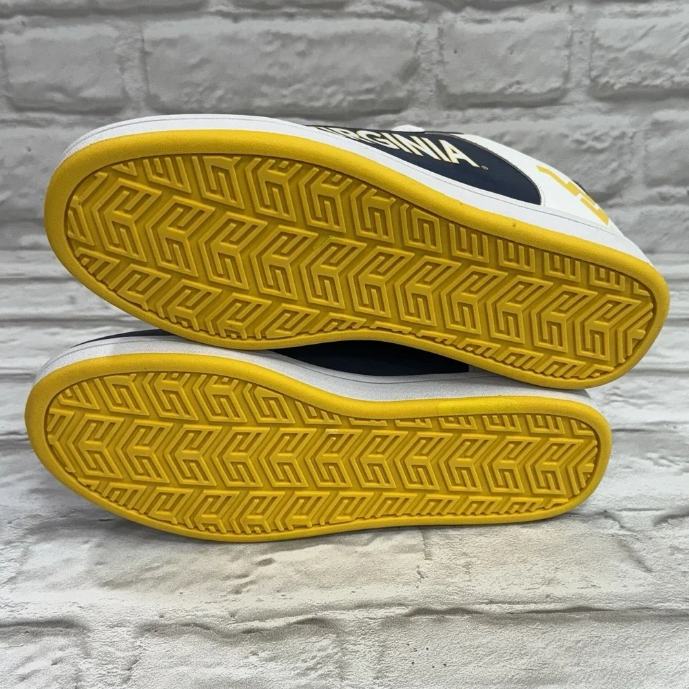 West Virginia Mountaineers Woman's 9 / 10 Sneakers Shoes Lace Up NCAA Team Shoes
